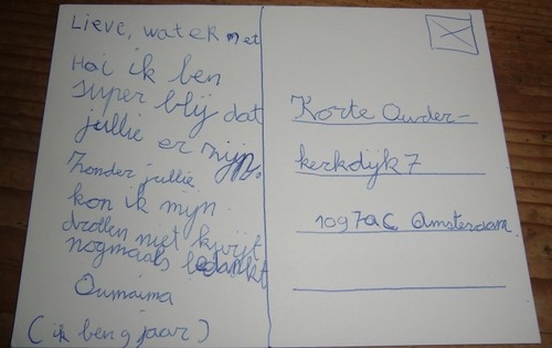 Bedankkaartje Wonderwel